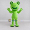 Custom Light Green Frog Character Mascot Costume Adult Full Body Suit for School Events Custom Light Green Frog Character Mascot Costume Adult Full Body Suit for School Events