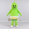 Custom Light Green and White Antenna Alien Character Mascot Costume Adult Full Body Suit for Theme Parties Custom Light Green and White Antenna Alien Character Mascot Costume Adult Full Body Suit for Theme Parties