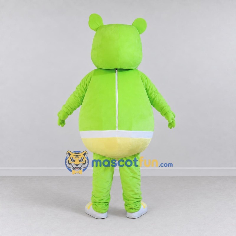 Custom Light Green and White Antenna Alien Character Mascot Costume Adult Full Body Suit for Theme Parties Custom Light Green and White Antenna Alien Character Mascot Costume Adult Full Body Suit for Theme Parties