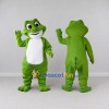 Custom Green and White Frog Character Mascot Costume Adult Full Body Suit for School Events Custom Green and White Frog Character Mascot Costume Adult Full Body Suit for School Events