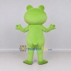 Custom Light Green and White Frog Character Mascot Costume Adult Full Body Suit for School Events Custom Light Green and White Frog Character Mascot Costume Adult Full Body Suit for School Events