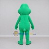 Custom Green and Yellow Frog Character Mascot Costume Adult Full Body Suit for School Events Custom Green and Yellow Frog Character Mascot Costume Adult Full Body Suit for School Events