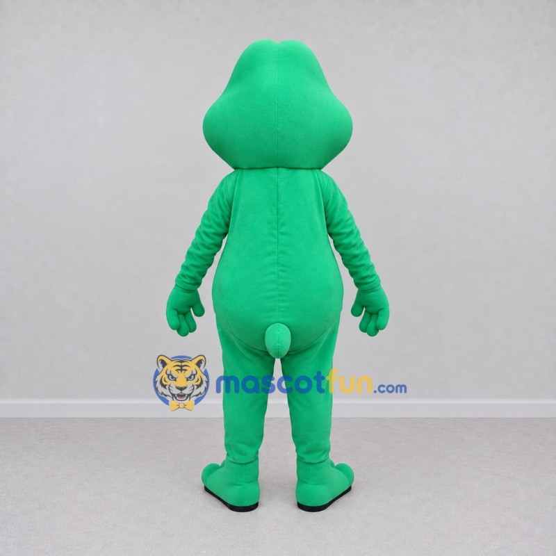 Custom Green and Yellow Frog Character Mascot Costume Adult Full Body Suit for School Events Custom Green and Yellow Frog Character Mascot Costume Adult Full Body Suit for School Events
