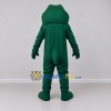 Custom Dark Green and White Frog Character Mascot Costume Adult Full Body Suit for School Events