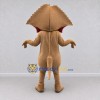 Custom Tan and Red Frilled Lizard Mascot Costume Adult Full Body Suit for Wildlife Events Custom Tan and Red Frilled Lizard Mascot Costume Adult Full Body Suit for Wildlife Events