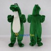Custom Dark Green and White Frog Character Mascot Costume Adult Full Body Suit for School Events