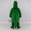 Custom Dark Green and White Frog Character Mascot Costume Adult Full Body Suit for School Events