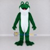 Custom Green and White Frog Mascot Costume Adult Full Body Suit for School Events Custom Green and White Frog Mascot Costume Adult Full Body Suit for School Events