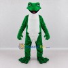Custom Green and White Frog Mascot Costume Adult Full Body Suit for School Events Custom Green and White Frog Mascot Costume Adult Full Body Suit for School Events
