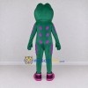 Custom Teal and Purple Spotted Frog Character Mascot Costume Adult Full Body Suit for School Events Custom Teal and Purple Spotted Frog Character Mascot Costume Adult Full Body Suit for School Events