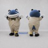Custom Blue and Tan Fish Character in a Suit Mascot Costume Adult Full Body Suit for Theme Parties