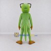 Custom Green and Orange Frog with Glasses Mascot Costume Adult Full Body Suit for School Events Custom Green and Orange Frog with Glasses Mascot Costume Adult Full Body Suit for School Events