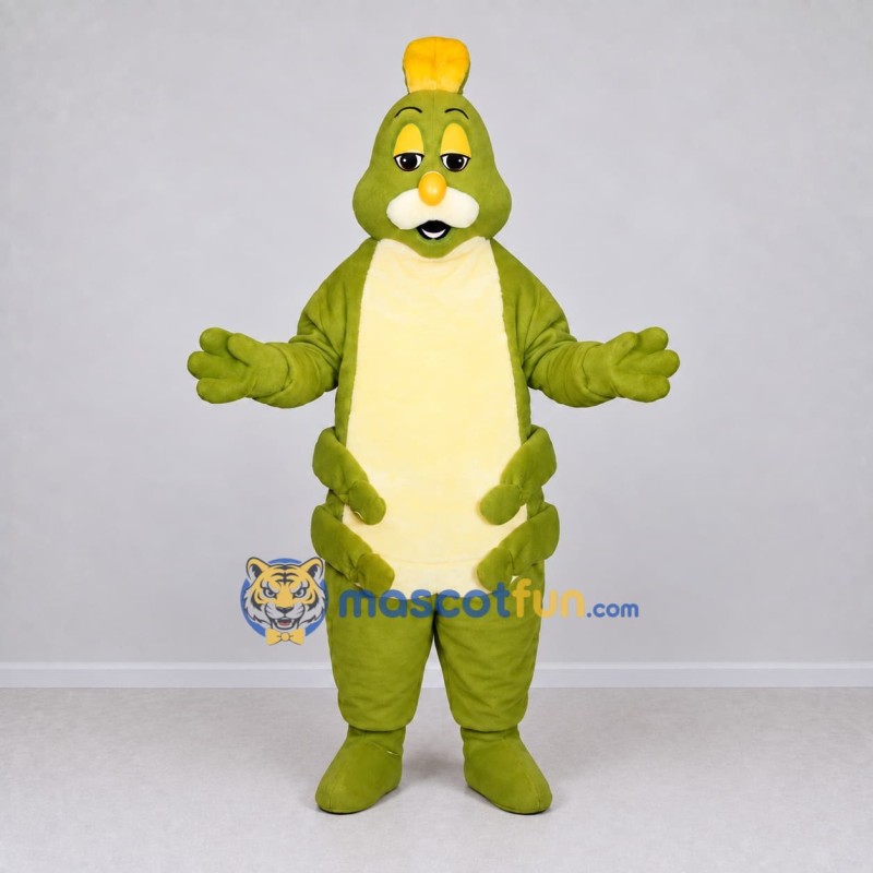Custom Olive Green and Yellow Caterpillar Character Mascot Costume Adult Full Body Suit for Garden Events Custom Olive Green and Yellow Caterpillar Character Mascot Costume Adult Full Body Suit for Garden Events