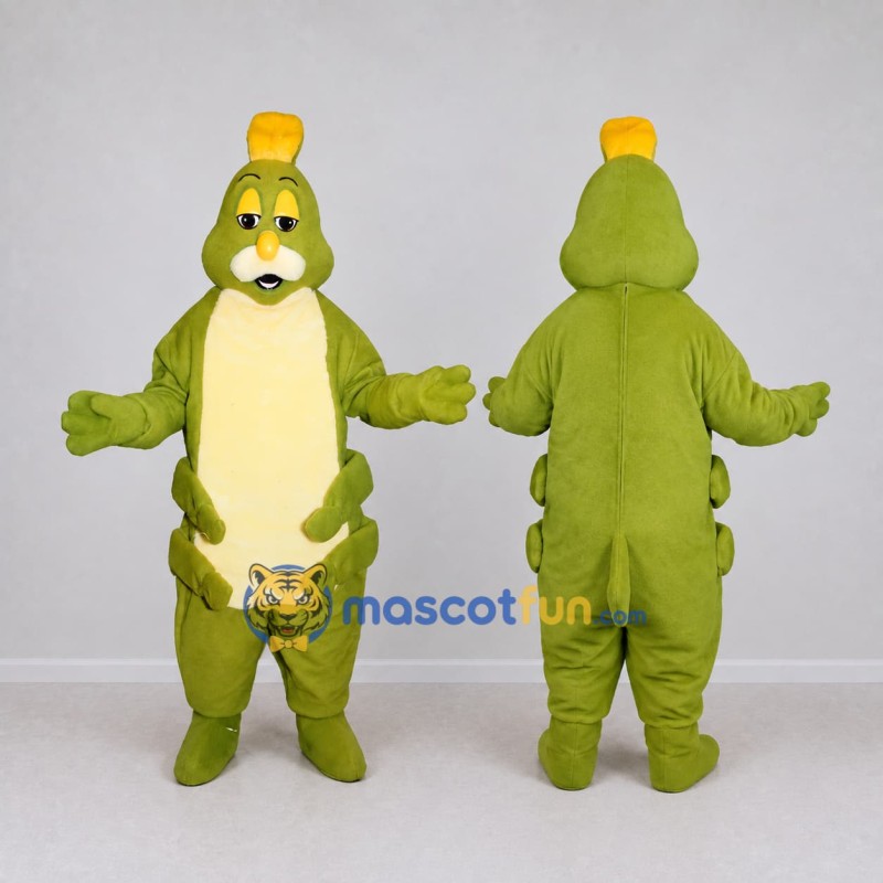 Custom Olive Green and Yellow Caterpillar Character Mascot Costume Adult Full Body Suit for Garden Events Custom Olive Green and Yellow Caterpillar Character Mascot Costume Adult Full Body Suit for Garden Events