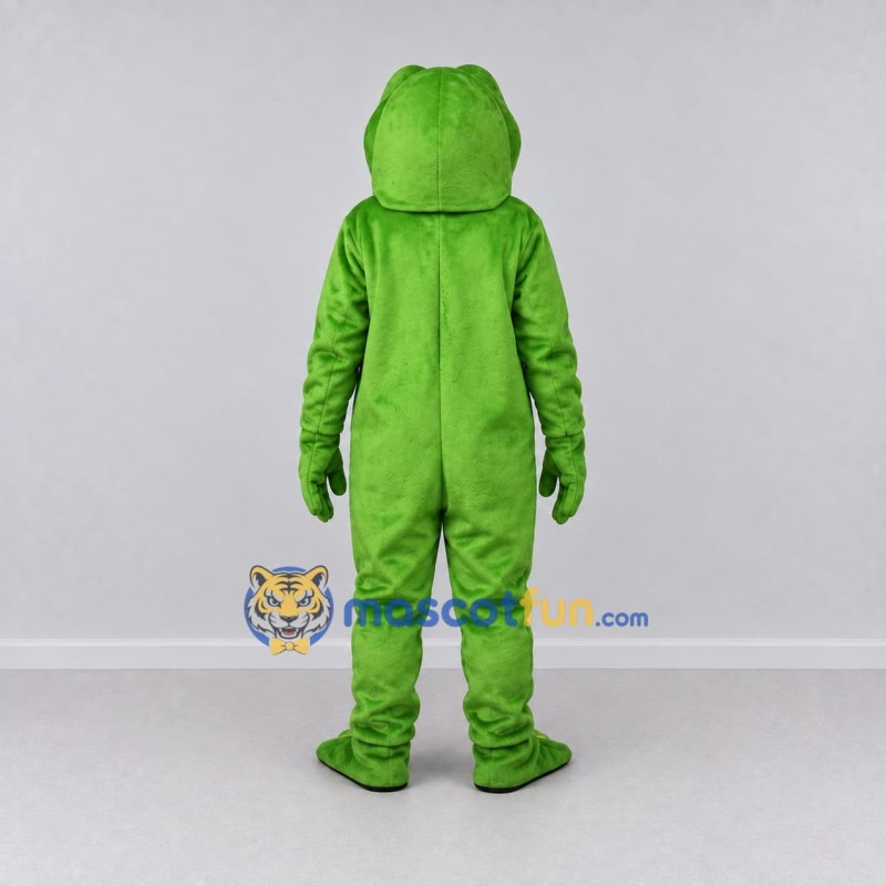 Custom Green Frog Mascot Costume Adult Full Body Suit for School Events Custom Green Frog Mascot Costume Adult Full Body Suit for School Events