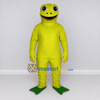 Custom Yellow Green Frog Character Mascot Costume Adult Full Body Suit for School Events Custom Yellow Green Frog Character Mascot Costume Adult Full Body Suit for School Events