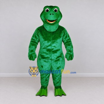 Custom Green Frog Character Mascot Costume Adult Full Body Suit for School Events Custom Green Frog Character Mascot Costume Adult Full Body Suit for School Events