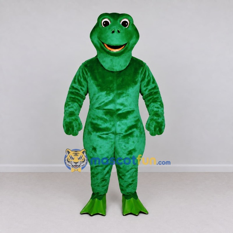 Custom Green Frog Character Mascot Costume Adult Full Body Suit for School Events Custom Green Frog Character Mascot Costume Adult Full Body Suit for School Events