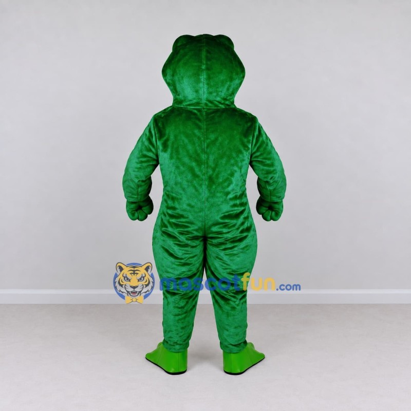Custom Green Frog Character Mascot Costume Adult Full Body Suit for School Events Custom Green Frog Character Mascot Costume Adult Full Body Suit for School Events
