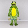 Custom Green and Yellow Frog Mascot Costume Adult Full Body Suit for School Events Custom Green and Yellow Frog Mascot Costume Adult Full Body Suit for School Events