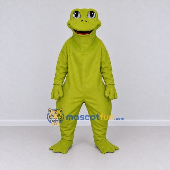Custom Yellow Green Frog Mascot Costume Adult Full Body Suit for School Events Custom Yellow Green Frog Mascot Costume Adult Full Body Suit for School Events