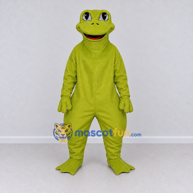 Custom Yellow Green Frog Mascot Costume Adult Full Body Suit for School Events Custom Yellow Green Frog Mascot Costume Adult Full Body Suit for School Events