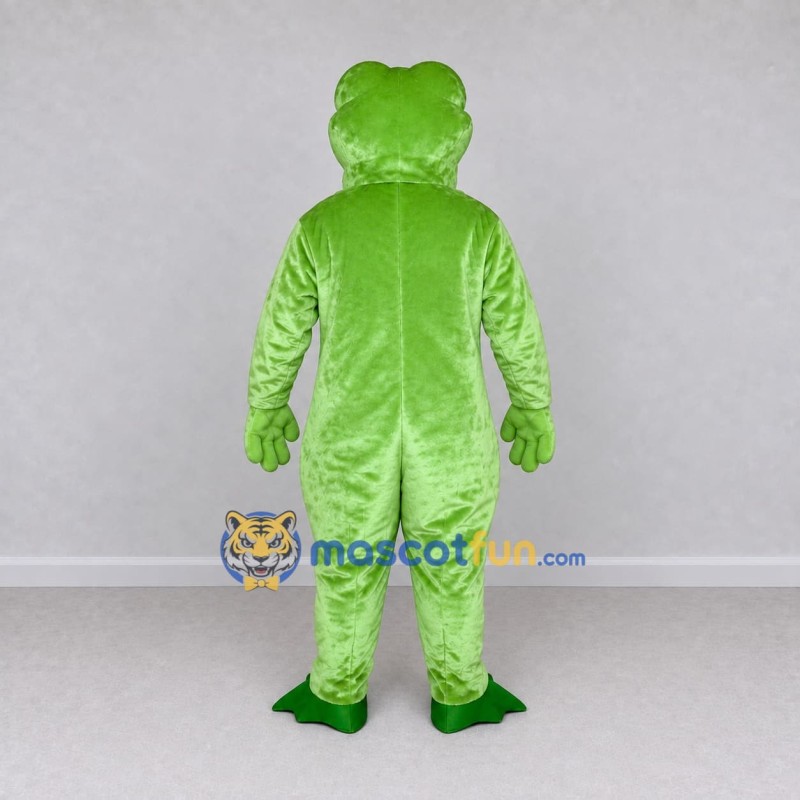 Custom Green Frog Character Mascot Costume Adult Full Body Suit for School Events Custom Green Frog Character Mascot Costume Adult Full Body Suit for School Events