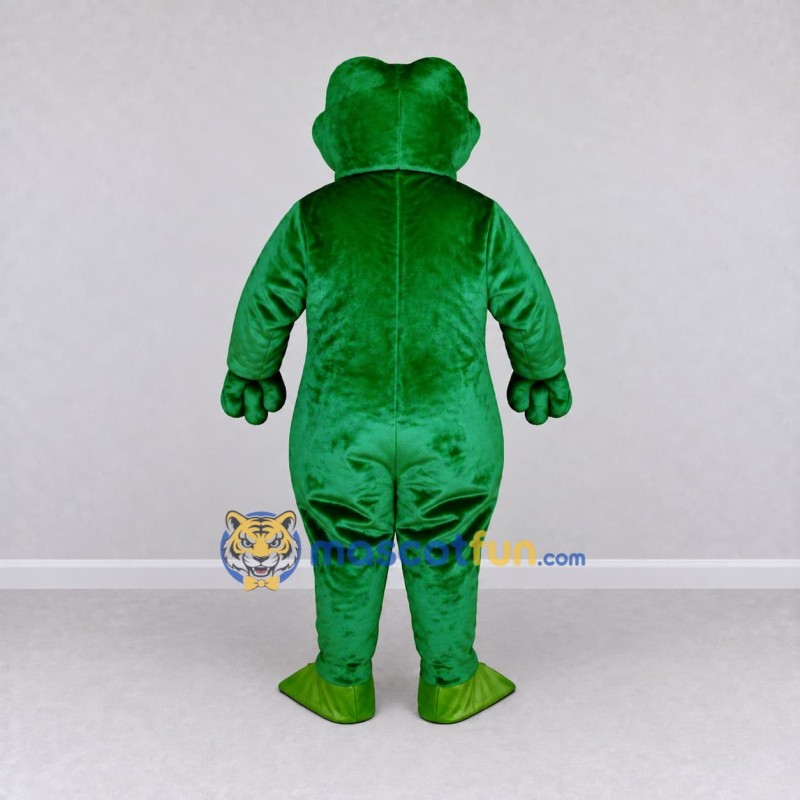 Custom Green Frog Character Mascot Costume Adult Full Body Suit for School Events Custom Green Frog Character Mascot Costume Adult Full Body Suit for School Events