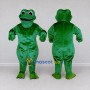 Custom Green Frog Character Mascot Costume Adult Full Body Suit for School Events