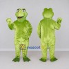 Custom Light Green Frog Character Mascot Costume Adult Full Body Suit for School Events Custom Light Green Frog Character Mascot Costume Adult Full Body Suit for School Events
