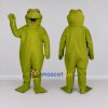 Custom Olive Green Frog Character Mascot Costume Adult Full Body Suit for School Events Custom Olive Green Frog Character Mascot Costume Adult Full Body Suit for School Events