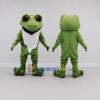 Custom Green and White Frog Character Mascot Costume Adult Full Body Suit for School Events Custom Green and White Frog Character Mascot Costume Adult Full Body Suit for School Events