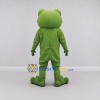 Custom Green and White Frog Character Mascot Costume Adult Full Body Suit for School Events Custom Green and White Frog Character Mascot Costume Adult Full Body Suit for School Events