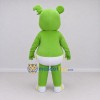 Custom Green and White Bear Character in Shorts Mascot Costume Adult Full Body Suit for Theme Parties Custom Green and White Bear Character in Shorts Mascot Costume Adult Full Body Suit for Theme Parties