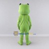 Custom Light Green and White Frog Character Mascot Costume Adult Full Body Suit for School Events Custom Light Green and White Frog Character Mascot Costume Adult Full Body Suit for School Events