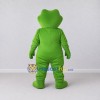 Custom Green and White Frog Character Mascot Costume Adult Full Body Suit for School Events Custom Green and White Frog Character Mascot Costume Adult Full Body Suit for School Events