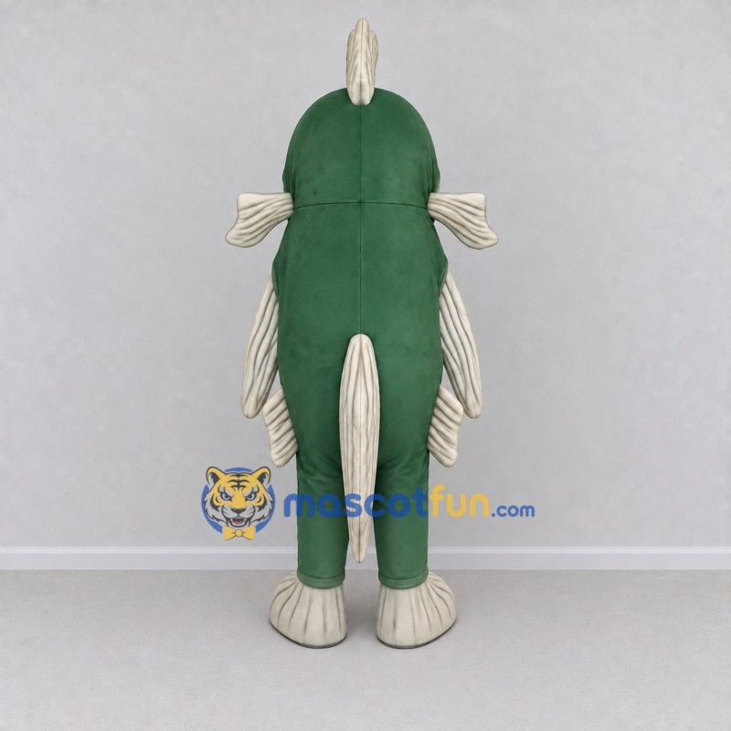 Custom Teal and Gray Catfish Character Mascot Costume Adult Full Body Suit for Ocean Events Custom Teal and Gray Catfish Character Mascot Costume Adult Full Body Suit for Ocean Events