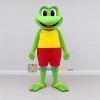 Custom Light Green and Yellow Frog in a Tank Top and Shorts Mascot Costume Adult Full Body Suit for Summer Events Custom Light Green and Yellow Frog in a Tank Top and Shorts Mascot Costume Adult Full Body Suit for Summer Events