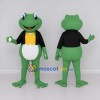Custom Green and Black Frog in a Tuxedo Jacket Mascot Costume Adult Full Body Suit for Theme Parties Custom Green and Black Frog in a Tuxedo Jacket Mascot Costume Adult Full Body Suit for Theme Parties