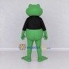 Custom Green and Black Frog in a Tuxedo Jacket Mascot Costume Adult Full Body Suit for Theme Parties Custom Green and Black Frog in a Tuxedo Jacket Mascot Costume Adult Full Body Suit for Theme Parties