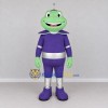 Custom Green and Purple Alien Character in a Space Outfit Mascot Costume Adult Full Body Suit for Theme Parties Custom Green and Purple Alien Character in a Space Outfit Mascot Costume Adult Full Body Suit for Theme Parties