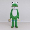 Custom Green and White Frog Character Mascot Costume Adult Full Body Suit for School Events Custom Green and White Frog Character Mascot Costume Adult Full Body Suit for School Events