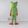 Custom Light Green and Orange Red-Eyed Tree Frog Character Mascot Costume Adult Full Body Suit for Wildlife Events Custom Light Green and Orange Red-Eyed Tree Frog Character Mascot Costume Adult Full Body Suit for Wildlife Events