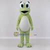 Custom Light Green and White Frog Character Mascot Costume Adult Full Body Suit for School Events Custom Light Green and White Frog Character Mascot Costume Adult Full Body Suit for School Events