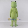 Custom Light Green and White Frog Character Mascot Costume Adult Full Body Suit for School Events Custom Light Green and White Frog Character Mascot Costume Adult Full Body Suit for School Events