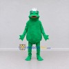 Custom Green and White Frog King Character Mascot Costume Adult Full Body Suit for Theme Parties Custom Green and White Frog King Character Mascot Costume Adult Full Body Suit for Theme Parties