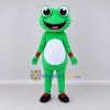 Custom Green and White Frog Character with Sneakers Mascot Costume Adult Full Body Suit for School Events Custom Green and White Frog Character with Sneakers Mascot Costume Adult Full Body Suit for School Events