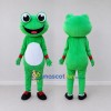 Custom Green and White Frog Character with Sneakers Mascot Costume Adult Full Body Suit for School Events Custom Green and White Frog Character with Sneakers Mascot Costume Adult Full Body Suit for School Events