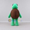 Custom Green and Brown Turtle with Glasses Mascot Costume Adult Full Body Suit for School Events Custom Green and Brown Turtle with Glasses Mascot Costume Adult Full Body Suit for School Events