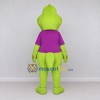 Custom Green and Purple Frog Character in a Shirt Mascot Costume Adult Full Body Suit for School Events Custom Green and Purple Frog Character in a Shirt Mascot Costume Adult Full Body Suit for School Events